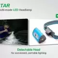 Фонарь NexTorch Trek Star Black свет белый/красный