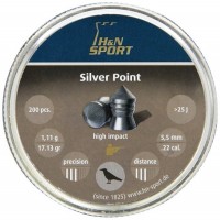 Пульки HN Silverpoint кал. 5,5 мм 1,11 г