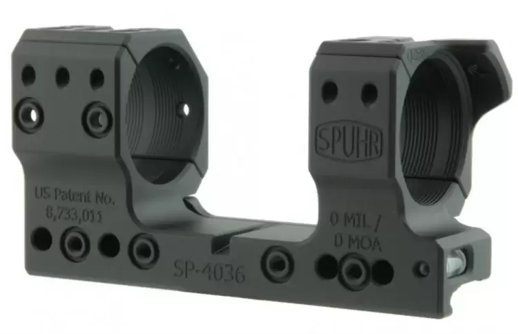 Тактический кронштейн SPUHR SP-4036 D34мм H34 0Mil/0MOA, Schmidt&Bender 5-20 PM II Ultra S.