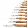 Набор ножей Opinel серии Tradition №02-12 10 шт. углеродистая сталь