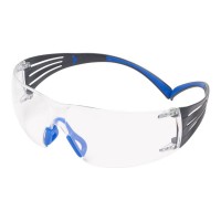 Очки стрелковые 3M™ SecureFit™ 401, линзы прозрачные, душки синие