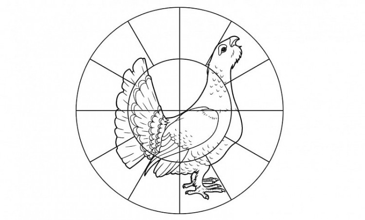 Мишень для пристрелки дробовых ружей 16-дольная (100 шт/уп) (820х820 мм)