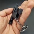 Пистолет модель металлическая Glock 17 розовый