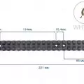 Планка Contessa Alessandro на Weaver Sauer 101 удлиненная