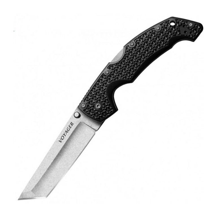 CS_29AT Voyager Tanto 4 Plain Edge - нож склад., клинок AUS10A