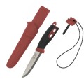 Нож Morakniv Companion Spark, с огнивом, бордовый