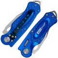 Нож складной AccuSharp Folding Sport Knife, нержавеющая сталь, синий