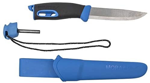 Нож Morakniv Companion Spark, с огнивом, синий
