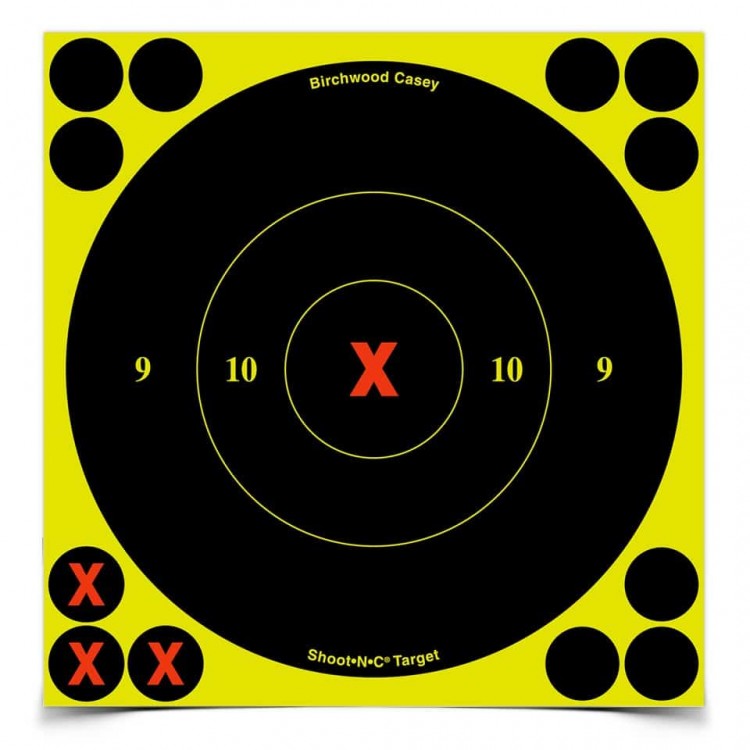 Мишень бумажная Birchwood Shoot NC® X-Bulls-eye Target 150мм