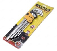 Набор имбусовых длинных ключей 9 предметов Stayer Master	