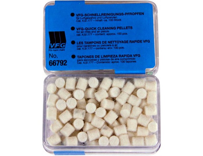 Тампон-пулька фетровый VFG кал. 4,5мм (100 шт)