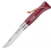 Нож Opinel серии Tradition Trekking №08, бордовый