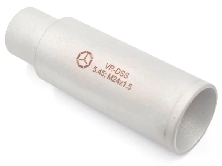 Дожигатель Вектор-7.62 VR-DSS, M24x1.5, калибр 5.45/.223, нержавеющая сталь