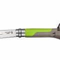 Нож Opinel серии Specialists Outdoor №08, серый/зеленый