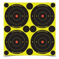 Мишень бумажная Birchwood Shoot NC® Bulls-eye Target 80мм