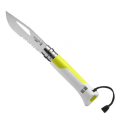 Нож Opinel серии Specialists Outdoor №08, белый/жёлтый