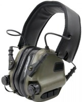 Тактические наушники EARMOR M31N MARK3-FG (FOLLIAGE GREEN) (нейлоновое оголовье под шлем, шумодавление активный - 84ДБ/пассивный - 22ДБ)