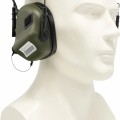 Тактические наушники EARMOR M31N MARK3-FG (FOLLIAGE GREEN) (нейлоновое оголовье под шлем, шумодавление активный - 84ДБ/пассивный - 22ДБ)
