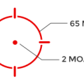 Коллиматорный прицел Holosun AEMS, красная мультимарка