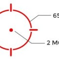 Коллиматорный прицел Holosun HE530G, красная марка