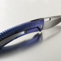 Нож LionSteel TiSpine лезвие 85 мм (синий)