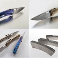 Нож LionSteel TiSpine лезвие 85 мм (синий)