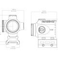 Прицел призматический Vector Optics Paragon 1x18 X-Micro, красная+зелёная