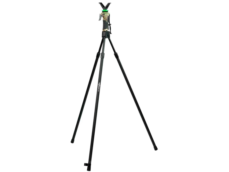 Опора для оружия FieryDeer gen3 трипод камуфляж, высота до 1.8м, поворот основания на 360º