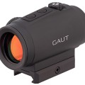 Коллиматор Gaut Tourmaline 1x29, закрытый, точка/круг красные, Weaver