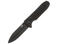 Нож складной SOG Pentagon XR Blackout, сталь Cryo CTS XHP, рукоять G10