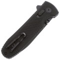 Нож складной SOG Pentagon XR Blackout, сталь Cryo CTS XHP, рукоять G10