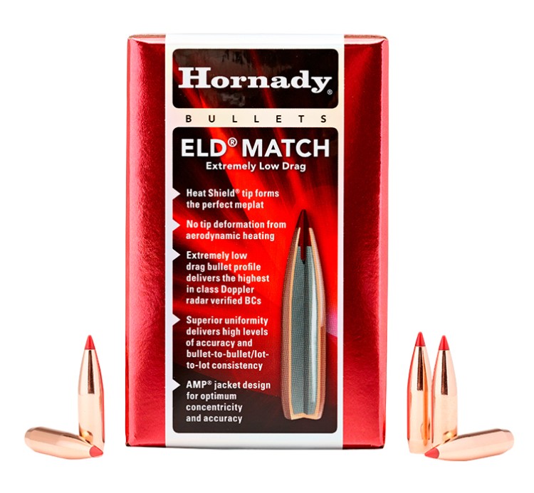 Пуля Hornady 7mm .284/162gr ELD-М 100 шт. 