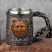 Кружка RORO с медведем, 430ml YM-21814