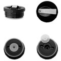 Термос для еды THERMOS KING SK-3000 MMB 0,47L, складная ложка, чёрный