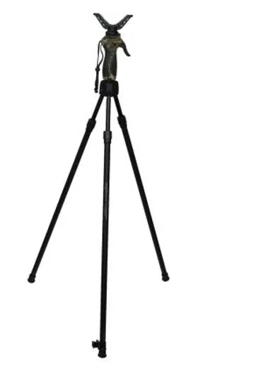 Опора для оружия FieryDeer 3 ноги (тренога) Gen.4 камуфляжный, высота до 1.8м, поворот основания на 360º
