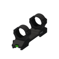 Быстросъёмный моноблочный кронштейн Aimpro на picatinny/weaver D34мм H36мм с уровнем, наклон 20 MOA