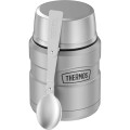 Термос для еды THERMOS KING SK-3000 MMS 0,47L складная ложка, стальной