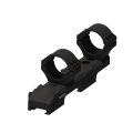Быстросъёмный моноблочный кронштейн Aimpro на picatinny/weaver D34мм H38мм (AR)