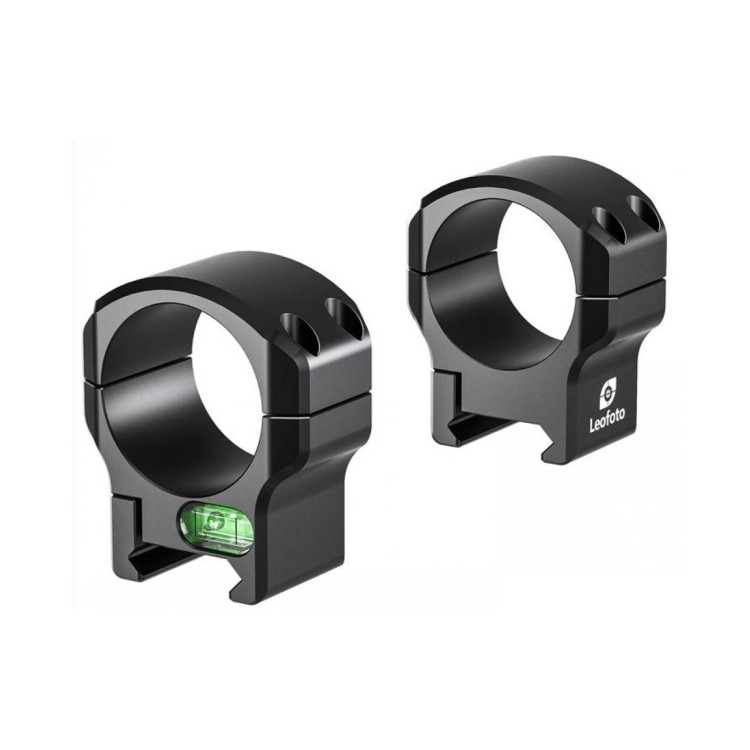 Кольца Leofoto на Picatinny с уровнем SR-3024 D30мм высота 24мм