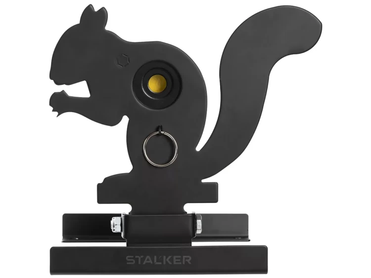 Мишень подъёмная Stalker Белка, сталь, 3 мм, области попадания: 40,25,15мм