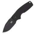 Нож складной SOG Stout SJ Blackout, сталь Cryo D2, рукоять G10