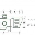 Призматический прицел Leapers Prism T4 CQB 4x32 Circle Dot