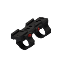 Быстросъёмный моноблочный кронштейн Aimpro на picatinny/weaver D30мм H36мм (AR)