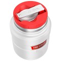 Термос для еды THERMOS KING SK-3020 RCMW 0.71L, складная ложка, белый