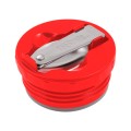 Термос для еды THERMOS KING SK-3020 RCMW 0.71L, складная ложка, белый