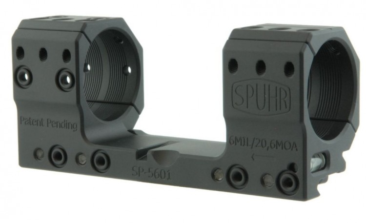 Тактический кронштейн Spuhr D30мм для установки на Picatinny, H48мм, с выносом, без наклона