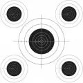Мишени TargDots Bull's Eye, рулон 50 футов (15,24 м) для комплекса Lyman Auto Advance