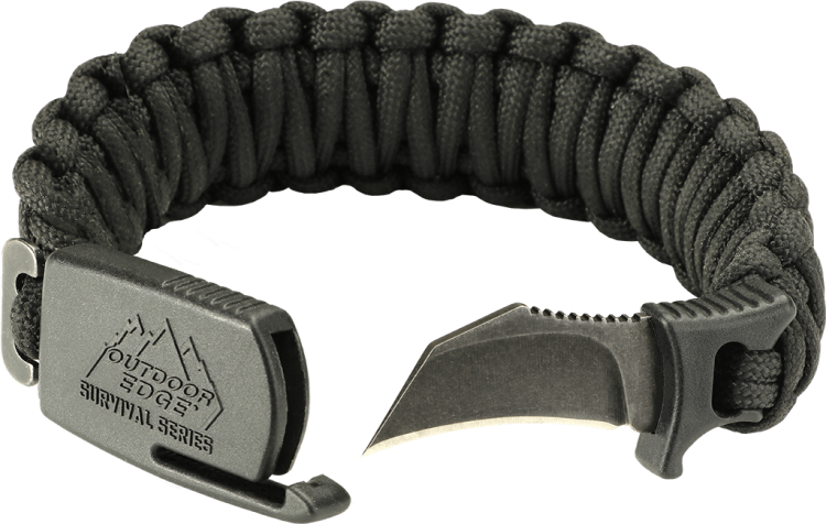 Нож-браслет Outdoor Edge черный, размер L
