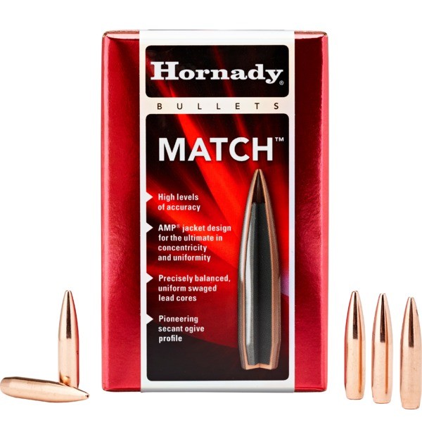 Пуля Hornady 6.5mm .264/140gr BTHP MATCH 100 шт. 
