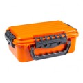 Футляр Plano водонепроницаемый, ABS пластик, ручка, оранжевый, внутренние размеры 22,9х13,3х10,1см